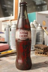 Handmade Nuka Cola Cherry 12oz Bottle Replica from Fallout 4