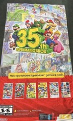 Super Mario 35th Anniversary Cloth Promotional Banner from GameStop