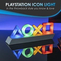Paladone PlayStation Heritage Icons LED Light w/ Music Reactive Mode – NIB