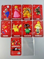 Princess Peach Showtime Sticker Sheets Mario Luigi Bowser Patches Cards Daisy +