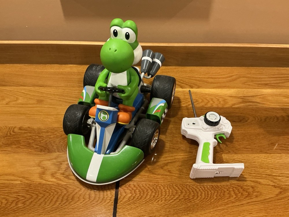 Mario Kart Wii Radio Control RC Car Yoshi Kart Large Size 17″ Not Tested