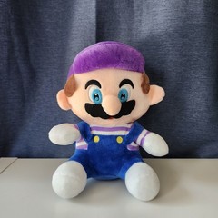 Baby Luigi Mario Purple Plush 8.5″ With Suction Cup Glass Hanger Toy