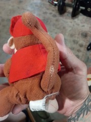 Nintendo Diddy Kong Bean Bag Plush Doll Diddy Kong Racing Promo NFR 1997 BD&A