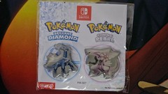 Pokemon Brilliant Diamond and Shining Pearl Pin Set GameStop Exclusive