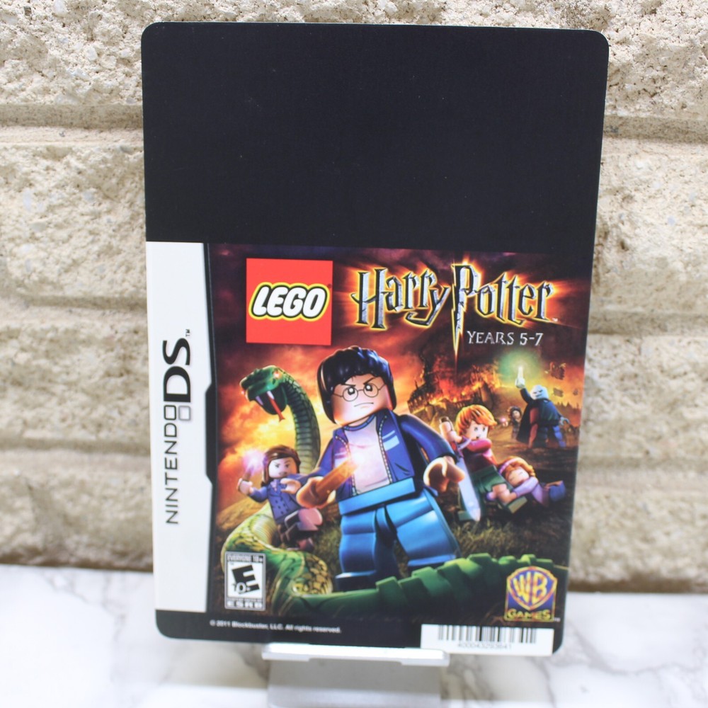 LEGO Harry Potter Years 5-7 Nintendo DS Blockbuster Promo Shelf Display Card