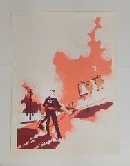 Fallout 3 “Trailblazer” Lithograph by Cour Billade Limited Edition #89/250