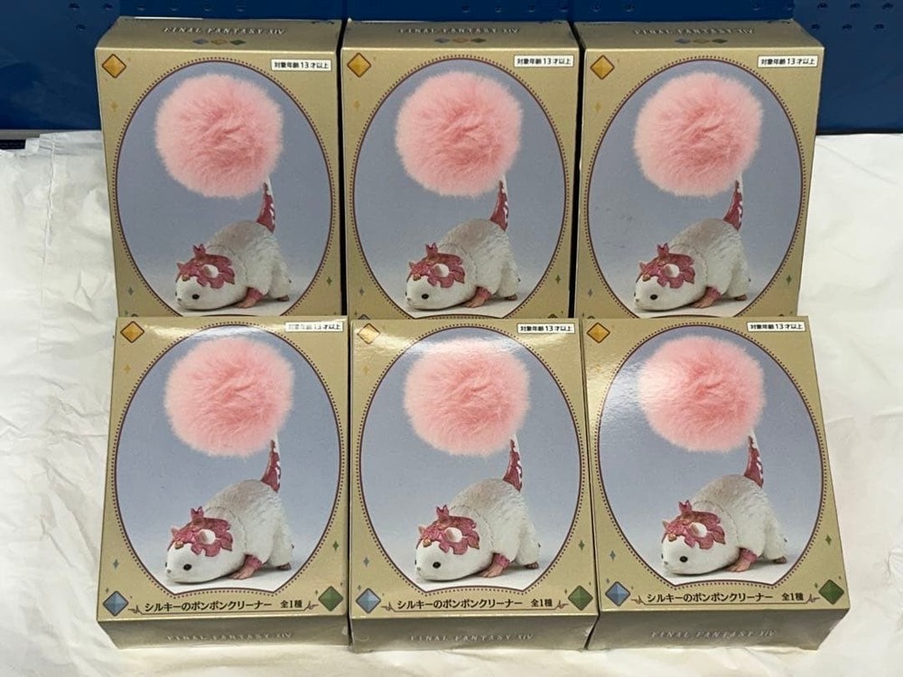 Set of 6 FINAL FANTASY XIV FF16 Silky Cleaner TAITO Limited Japan J13577