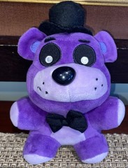 Five Nights at Freddys Shadow Freddy Plush 7” Purple Desk Toys Unbranded EUC