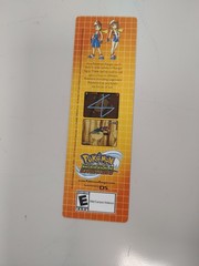 Rare Raikou Pokémon Ranger Guardian Signs Bookmark Nintendo DS Promo