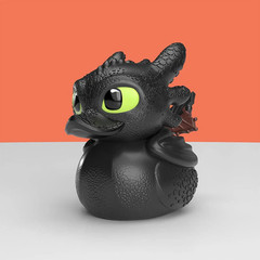 TUBBZ BATHTUB 1ST Edition MINI how to train your Dragon Toothless duck jeep