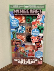 Minecraft Pixel Art Set – BN Sealed- Mojang Studios – Keychains Beads 6 Designs