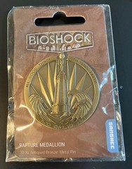 BioShock 1 and 2 Rapture Lighthouse Medallion Pin 1.75″