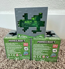 Minecraft Jelly Cubes Mystery Figure Blind Box Sealed 25 Mojang Just Toys Green