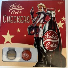 Fallout Nuka-Cola Checkers Game USAopoly 2017 Open Box Complete
