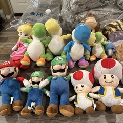 Lot Of Various Super Mario Plushes Lot Of 13