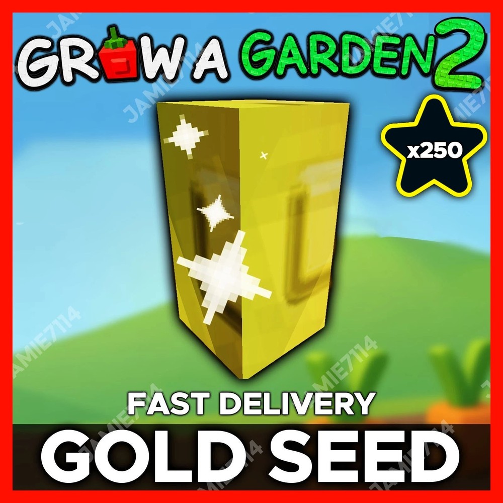 🪴Grow a Garden 2 | Gold Seed x250 | GAG2 Fast & Easy
