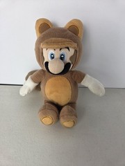 2013 Super Mario Bros 3D Land Tanooki RACOON MARIO Plush 9″ toy Nintendo