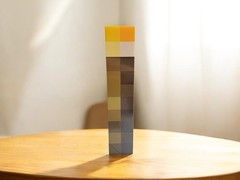Minecraft Light Up Torch 11″ 2012 Stands & Wall Hanging Tested -Battery Included