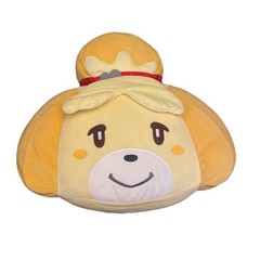TOMY Club Mocchi-Mocchi Isabelle Plush Doll, Animal Crossing Yellow Dog Pillow