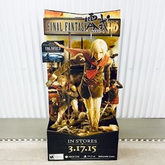 Final Fantasy Type O Standee Store Display XBOX PS4 3D 2015 Game Stop Authentic