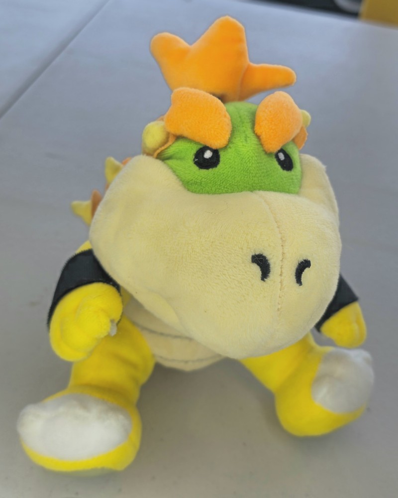 RARE San-Ei Super Mario Bowser Jr. Plush SE601-186 2009-2011 Japan Import