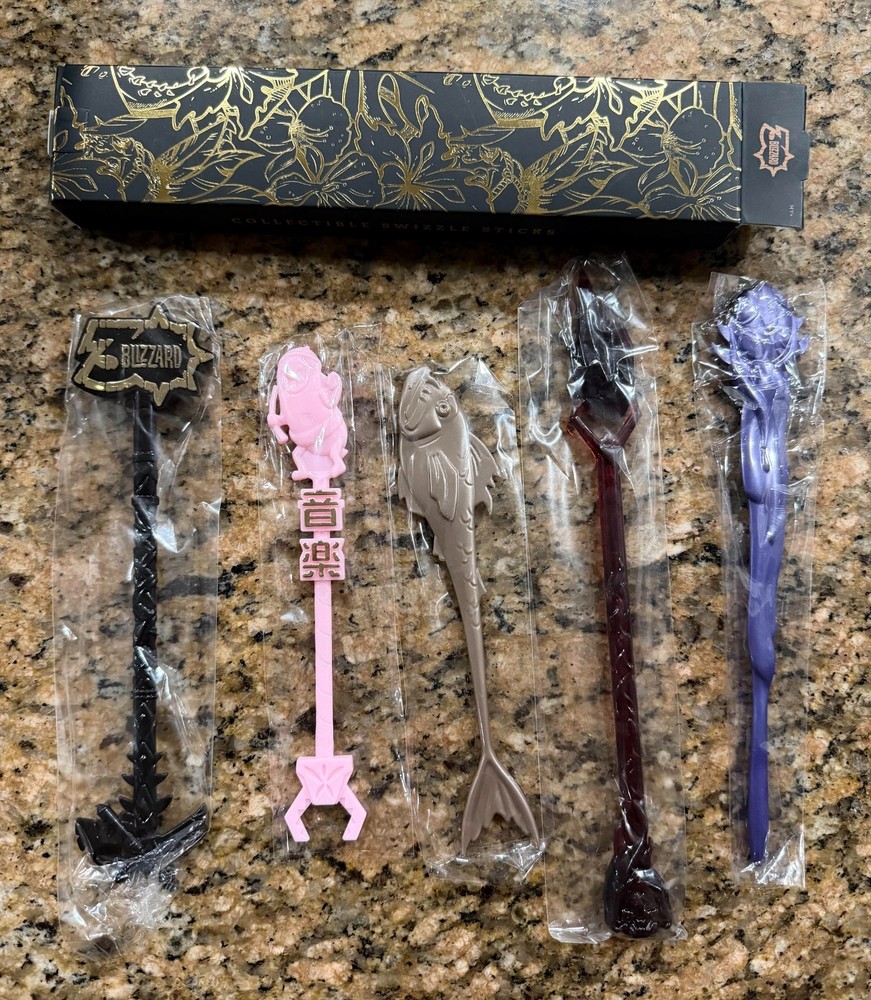 Blizzard Tiki Swizzle Sticks – Brand New