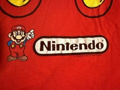 Vintage 1989 Nintendo Super Mario Bros Wormser Pajama Shirt USA Made Youth 10