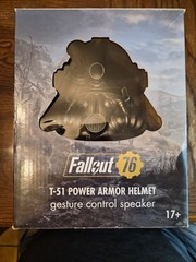 Fallout 76 T-51 Power Armor Helmet – Gesture Control Bluetooth Speaker