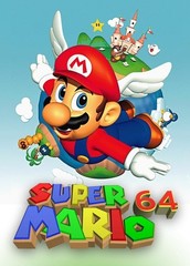 Super Mario 64 Poster Print 12×18 16×24 Classic Video game N64 Wall Art