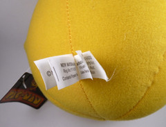 Namco Bandai 6″ Pac-Man Yellow Plush w/Tags Toy Factory 2010