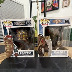 Funko Pop! Games BioShock Big Daddy #65 & Songbird #68 Boxed Figures