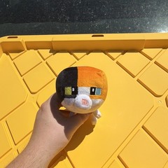 JINX Minecraft Ocelot Plush Doll w/ Mojang Tag Orange White Black 2019 107031