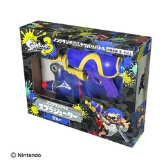 2026 Splash Shooter w/ Ink Tank BLUE Water Gun Splatoon 3 Nintendo SPT-1301BL
