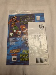 Super Mario 64 Nintendo Power Poster Metal Mario The Source Magazine 17×22″