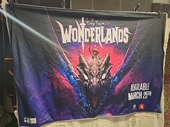 Tiny Tina’s Wonderlands Cloth Fabric Poster 33in x 48in Gamestop Promo