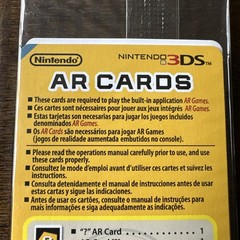 AR Cards Games Nintendo 3DS NEW Plastic Sealed Card