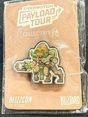 Blizzard Blizzcon Overwatch Payload Your Orisa Silver Pin