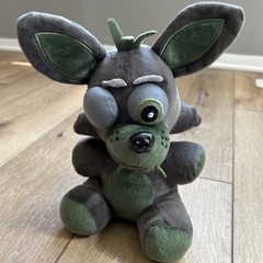 Five Nights At Freddys FNAF Phantom Silvery Shiny Foxy 8″ Plush UNBRANDED