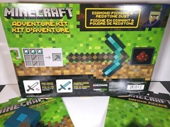 Lot of Minecraft Diamond Pickaxe Redstone Adventure Kit Diamond Sword & Pickaxe