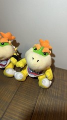 Sanei Super Mario Bowser Jr. Plush Doll Lot of 2 Stuffed Toys 2017