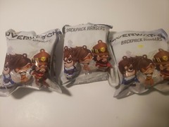 OverWatch Backpack Hangers Lot of 3