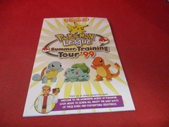 Pokemon League Summer Training Tour ’99 1999 Promotional Info Manual Leaflet