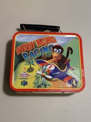 Damaged Diddy Kong Racing Nintendo 64 N64 Mini Lunchbox Tin Pencil Carrier Poor