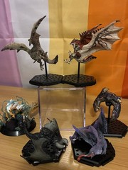 Monster Hunter Builder Rathian Rathalos Zinogre Black Diabolos Chameleos Lot