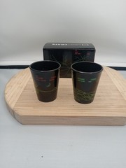 LootCrate Gaming Exclusive Pair of Battlezone 1980 Retro Shot Glasses Video Game