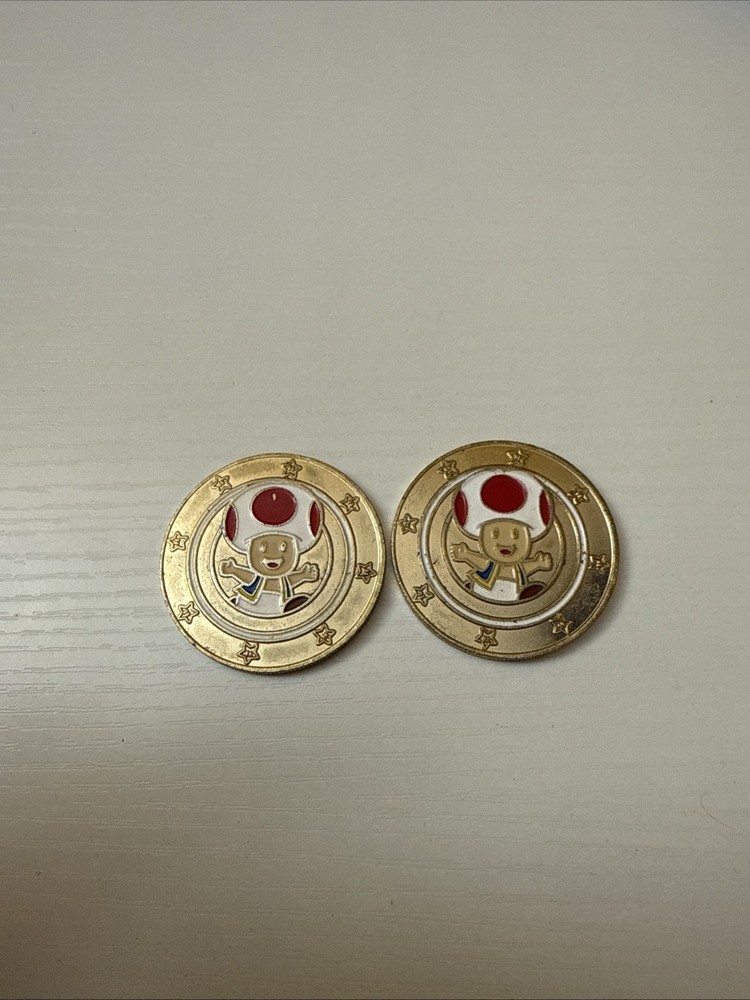 2 Super Mario Toad Gold Coin Frankford Candy Wonder Ball