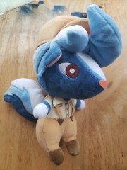 Nintendo Animal Crossing New Leaf Kicks Blue Skunk Plush Doll San-Ei Co. No Tag