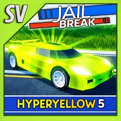 🟡YELLOW Hyper Chrome Level 5🟡 | Roblox Jailbreak | ☄️ FAST DELIVERY
