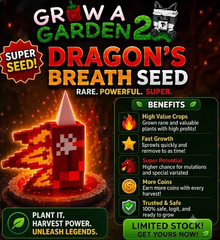 1x 🔥Dragon Breath Seed 🔥| 🌳Grow a Garden 2 🌳 |