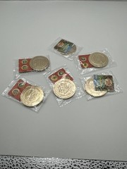 Frankford Wonder Ball Collectible Coin: Super Mario Bros Rosalina Others 6 Coins